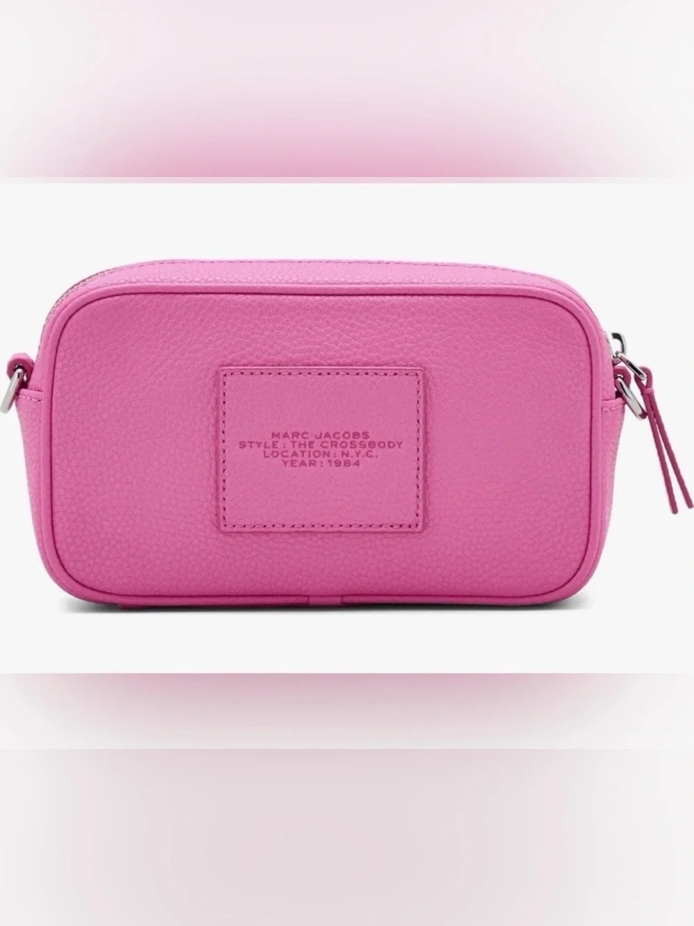 Marc Jacobs Hot Pink Pebbled Leather Crossbody